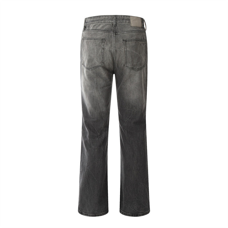 Men Jeans Loose Hole Worn out