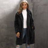 Women Fur Jacket Imitation Fur Plush Coat