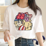 Candy Candy Anime t-shirts women manga Y2K Japanese t shirt