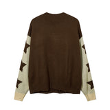 Women Sweater Vintage Knitted Sweater Loose Cardigan