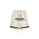 Unisex Shorts University Style Knitted Loose Sports