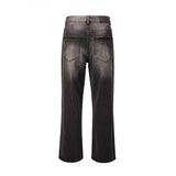 Men Jeans Punk Hip Hop Loose Hole Old
