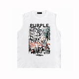 Purple Brand Tank T Shirts Sleeveless T-shirt Vest