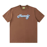 Men T-Shirt West Coast Letter Printing Heavy College Style