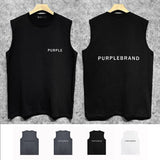 Purple Brand Tank T Shirts Sleeveless T-shirt Vest