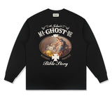Unisex Long Sleeve Shirt Autumn and Winter Long Sleeve T-Shirt Loose