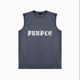Purple Brand Tank T Shirts Sleeveless T-shirt Vest