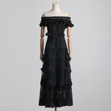 Bohemian Dress Lace Temperament Fairy Skirt