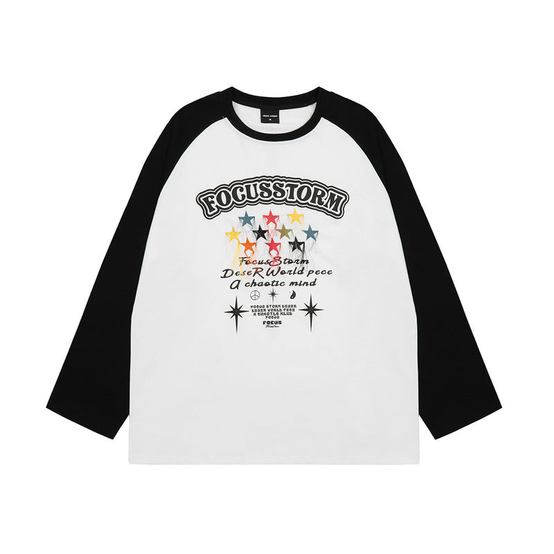 Men Long Sleeve T-shirt XINGX Embroidery Heavy Cotton