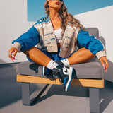 Women Jacket Locomotive Style Casual Loose