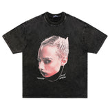 Men's Vintage T Shirt Short Sleeve T-Shirt Men's and Women's Shirts