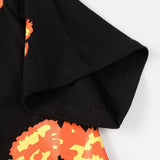 Denim Tears T Shirt ShortsFlame Short Sleeve T-shirt Sports Casual Shorts Suit (Options need to be purchased separately)