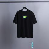 Ow T Shirts Graffiti Arrow Print Men and Women