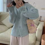Women Knitted Cardigan Casual Fashion Sweater