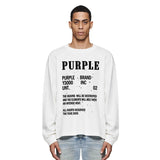Purple Brand Long Sleeve T-Shirt Fashion Loose Long Sleeve Top