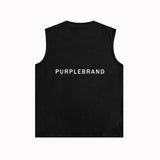 Purple Brand Tank T Shirts Sleeveless T-shirt Vest