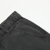 Men Jeans Detachable Trousers Zipper Stitching Dual-Use