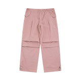 Cargo Pants Retro Solid Color Pleated Overalls Loose