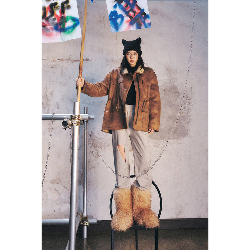 Unisex Coat Winter Vintage Loose Cool