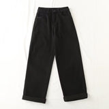 Women Jeans Fleece Casual Pants