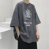Men T Shirt Summer Loose All-Match Casual