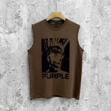 Purple Brand Tank T Shirts Sleeveless T-shirt Vest
