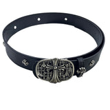 Chh Chrome Heart Belt PU Rivet Vintage Belt