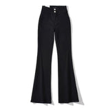 Women Jeans Flared Jeans Slim Fit