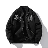 Men Vintage Jackets Baseball Suit Flight Suit Embroidered Jacket Top