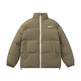 Unisex Coat Youth University Style Versatile Cotton Coat Stand Collar