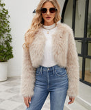 Women Fur Jacket Fashion Casual Faux Fur Coat