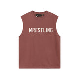 Fog Essentials tank spring summer FOG letter crew neck vest