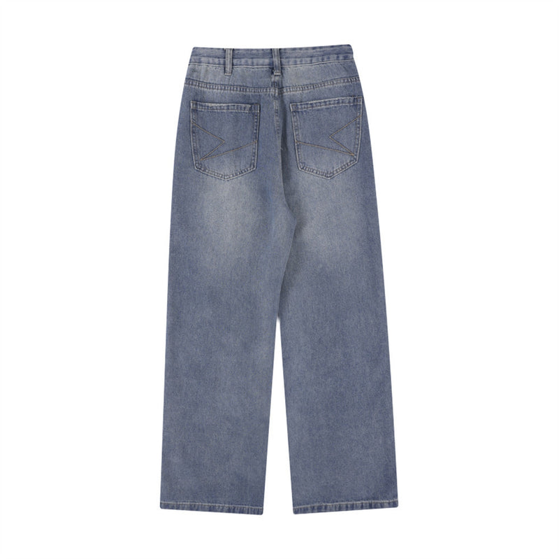 Men Jeans Retro Loose Casual