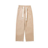 Cargo Pants Plaid Letter Embroidery Overalls