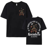 Mens Christian Aesthetic T-shirt Bible Verse