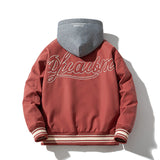 Mens Vintage Jackets Autumn and Winter PU Leather Baseball Uniform