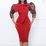Women Dress Autumn plus Size Temperament Ol Dress