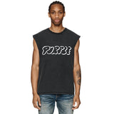 Purple Brand Distressed Tank T Shirts Distressed Sleeveless T-shirt Vest