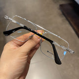 CHH Chrome Hearts Glasses Pure Titanium Square Myopia Glasses Frame