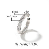 Earrings Zircon Round Earrings St. Valentine's Royalty