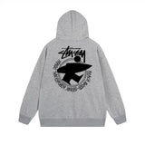 Stussy Hoodie Zip Cardigan Hooded Sweater