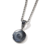 Jewelry Diamond Compass Pendant Necklace Vintage Spectrum Dog Tags