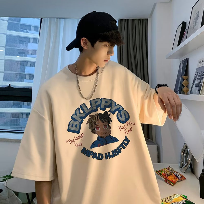 Men's T Shirt Cotton Heavy Loose