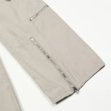Men Jeans Multi-Pocket Workwear Loose Stitching Zipper Slit