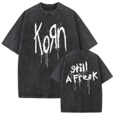 Washed Vintage Rock Band Korn Falling Away From Me
