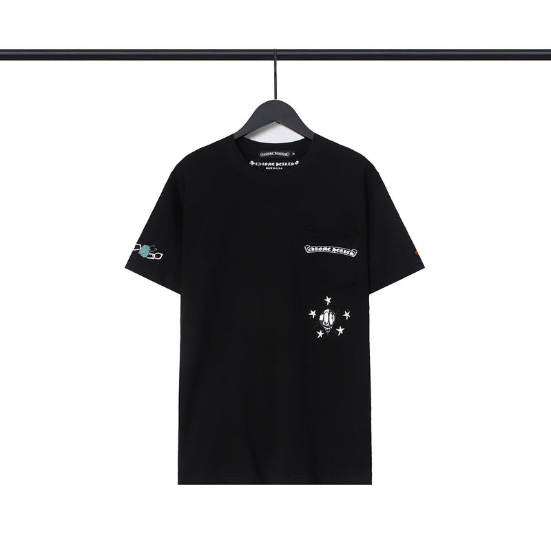CHH Chrome Heart T Shirts Back Cross Short Sleeve T-Shirt