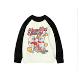 Women Sweater Sweet Style Assorted Colors Retro Loose Sweater