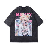 Men T-Shirt Oversize Vintage Distressed