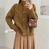 Women Knitted Cardigan Vintage