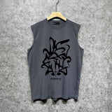 Purple Brand Tank T Shirts Sleeveless T-shirt Vest